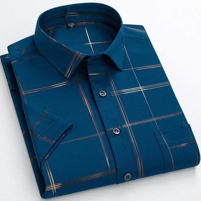 Men's Casual Printed Half Sleeve Shirt - Multicolor | HSS-25