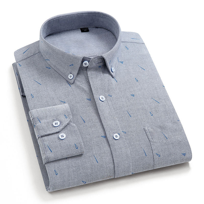 Men's Casual Printed Full Sleeve Shirt - Multicolor | FSS-59