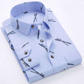 Men's Casual Printed Full Sleeve Shirt - Multicolor | FSS-64