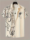 Men's Casual Half Sleeve Shirt - Multicolor | HHS-13